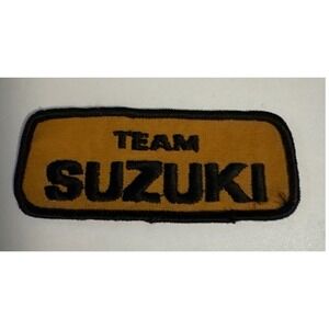 Team Suzuki Patch Embroidered Badge Racing Motorcycle Biker Applique